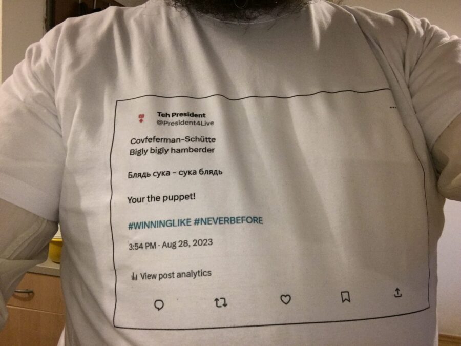 T-Shirt, Baumwolle, mit Aufdruck