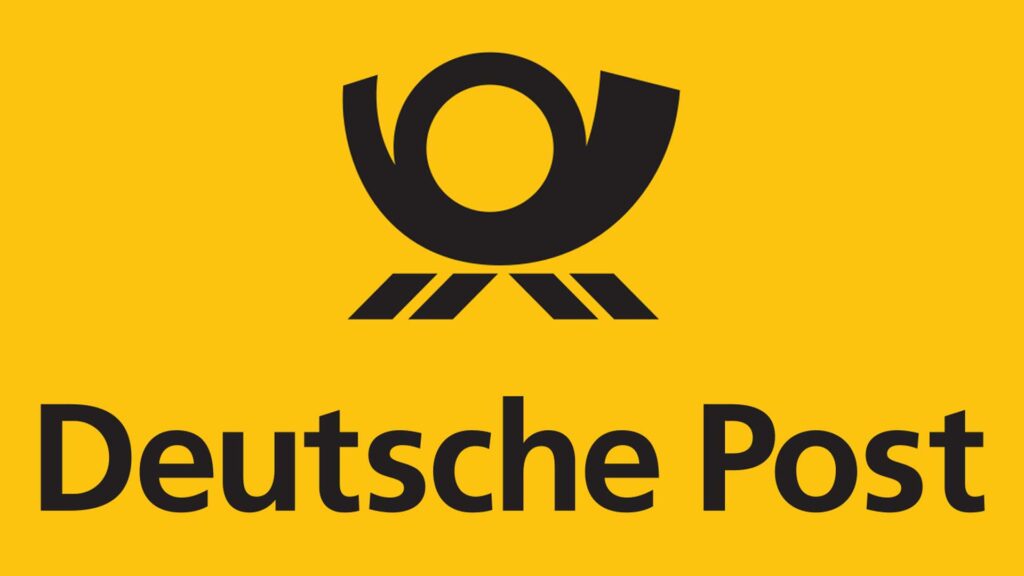 Vom Autor direkt zu Ihnen. Logo der deutschen Post.