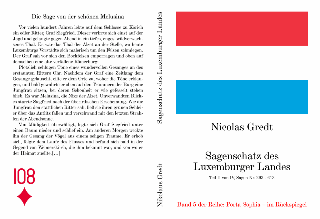 Bild des E-Books "Nicolas Gredt: Sagenschatz des Luxemburger Landes, Band II von IV, Sagen Nr. 293 – 613".