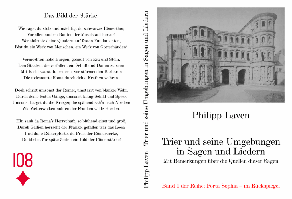 E-Book Cover von Philipp Lavena "Trier und seine Umgebungen in Sagen und Liedern".