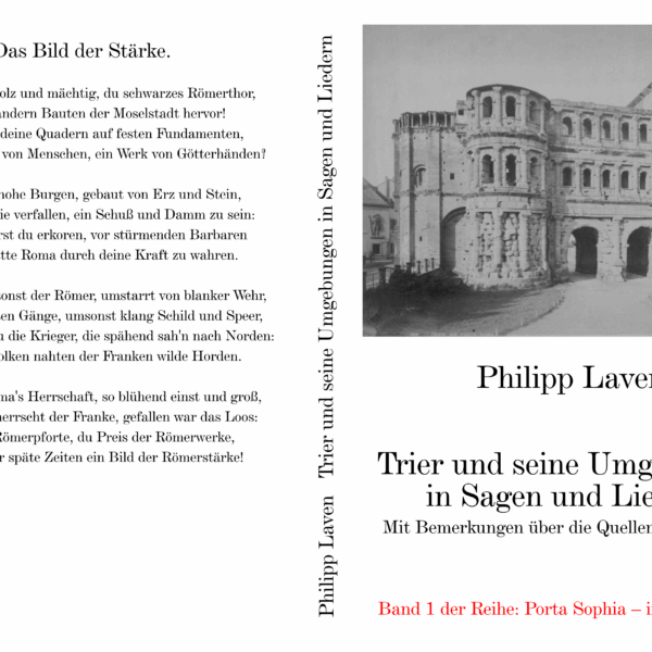 E-Book Cover von Philipp Lavena "Trier und seine Umgebungen in Sagen und Liedern".