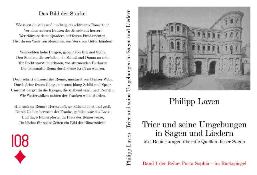 E-Book Cover von Philipp Lavena "Trier und seine Umgebungen in Sagen und Liedern".
