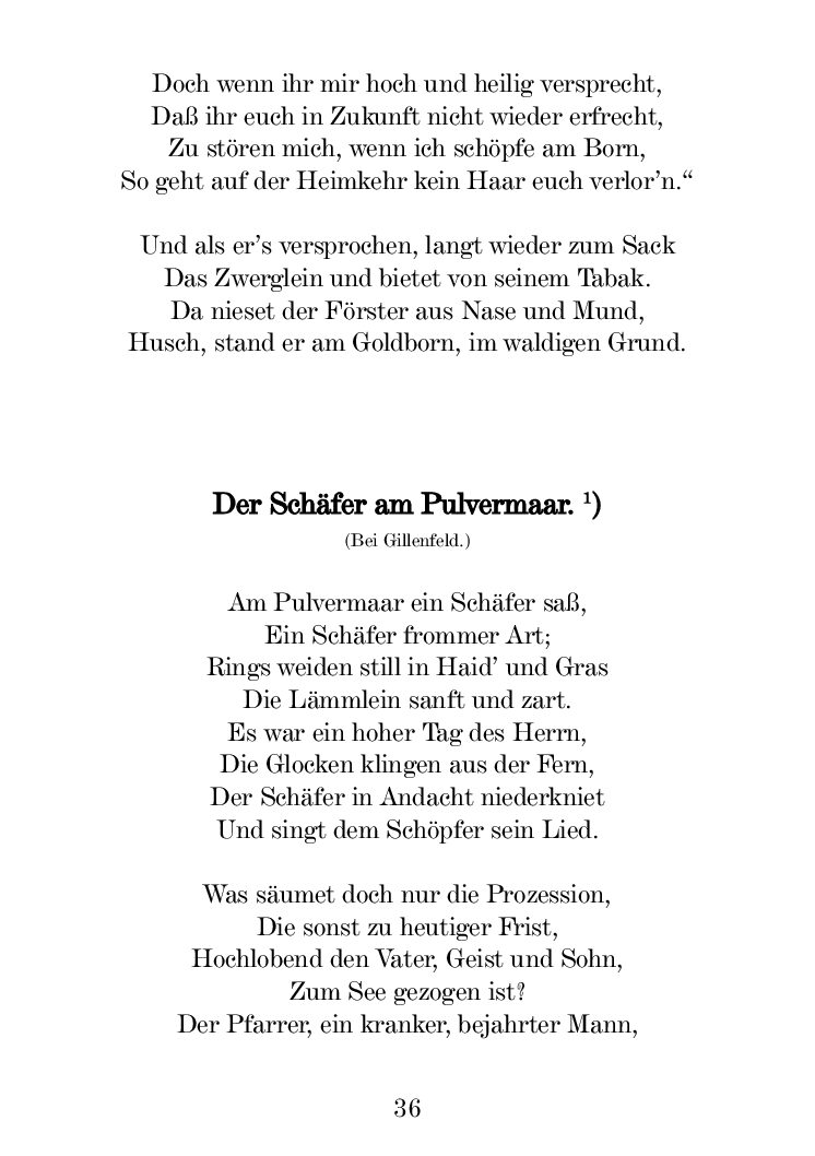 Eifelsagen, Lieder und Gedichte – Bild 11