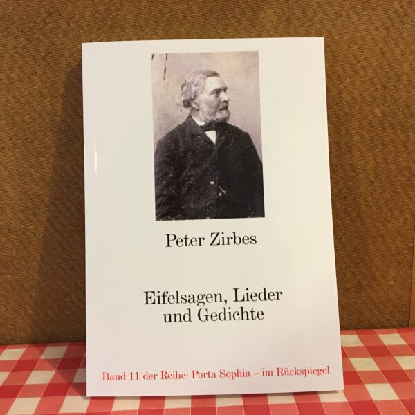 Cover von "Eifelsagen, Lieder und Gedichte", fotografiert auf dem Küchentisch des Herausgebers.