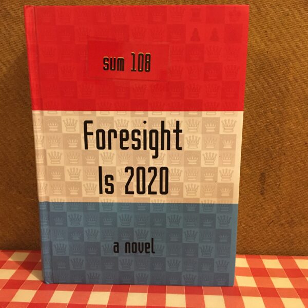 Picture of the "Foresight Is 2020" front cover on the author's kitchen table.